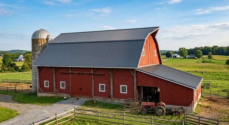 Barn Roof Replacement in Jefferson, MD