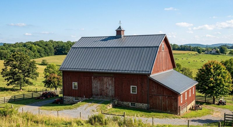 Barn Roof Replacement in Loudoun County, VA