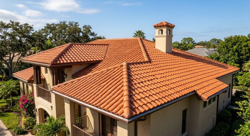 Barrel Tile Roof Installation in Lovettsville, VA