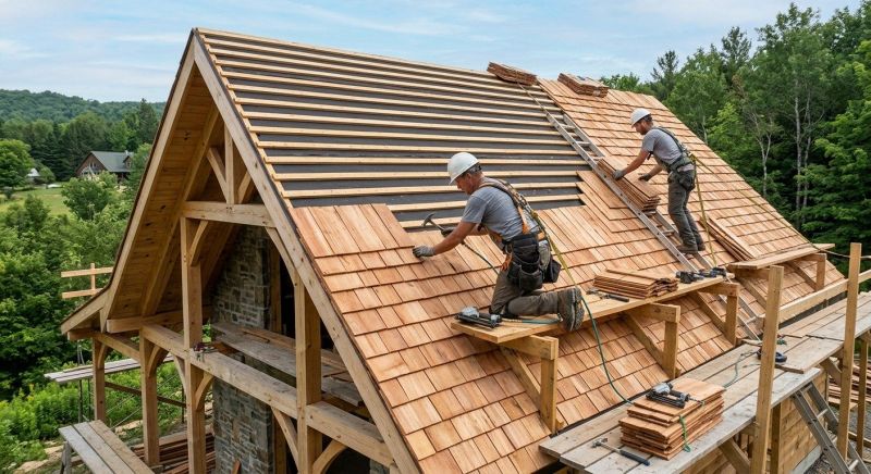 Cedar Roof Installation in Boyds, MD