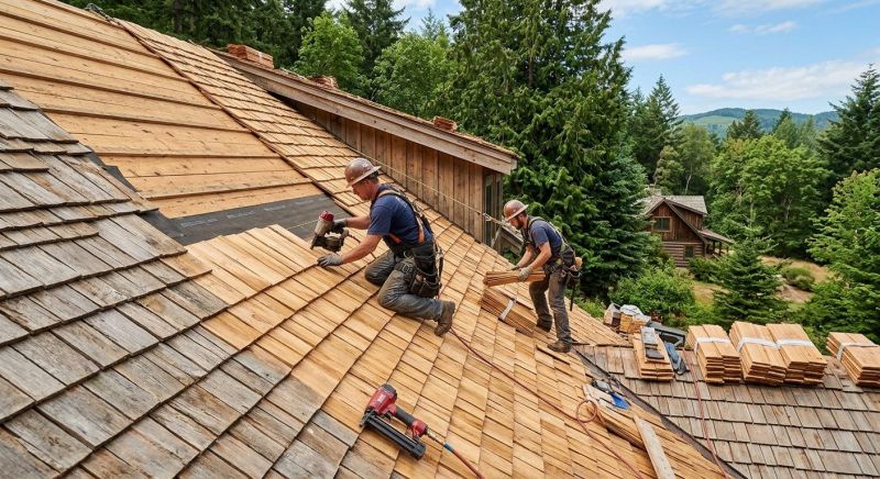 Cedar Roof Installation in Charles Town, WV