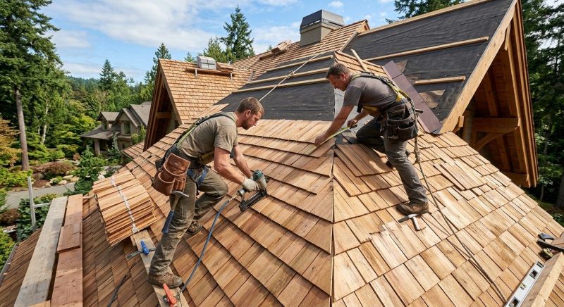 Cedar Roof Installation in Falling Waters, WV