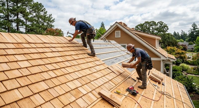 Cedar Roof Installation in Kearneysville, WV