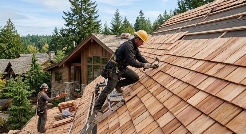 Cedar Roof Installation in Poolesville, MD