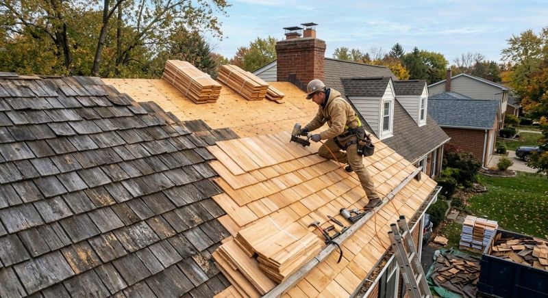 Cedar Roof Replacement in Martinsburg, WV