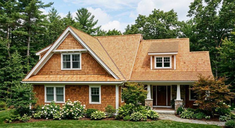 Cedar Shake Roof Construction in Bluemont, VA