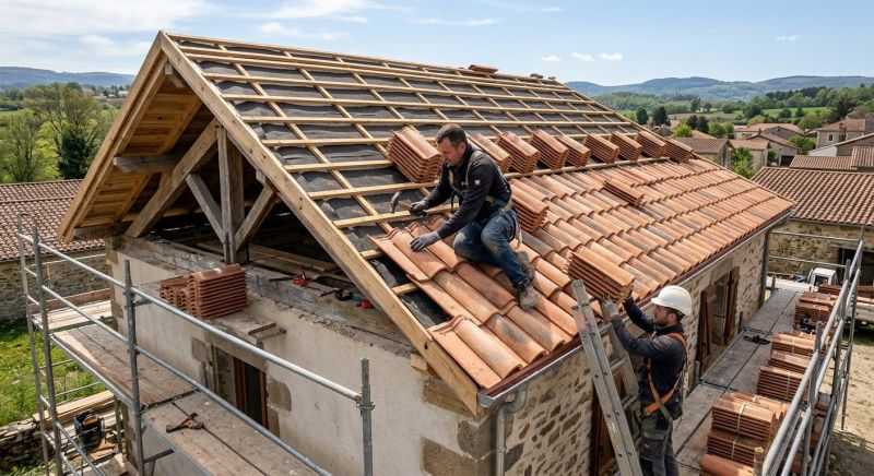 Clay Roof Installation in Clarksburg, MD