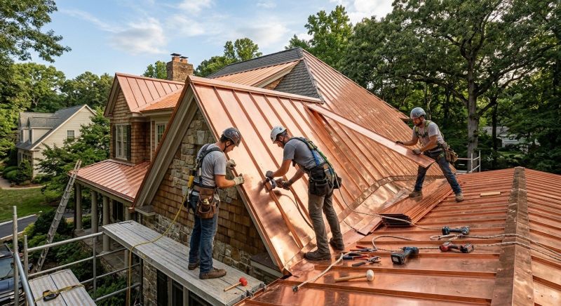 Copper Roof Installation in Lovettsville, VA