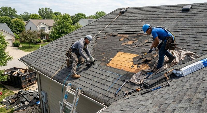 Damaged Roof Repair in Aldie, VA