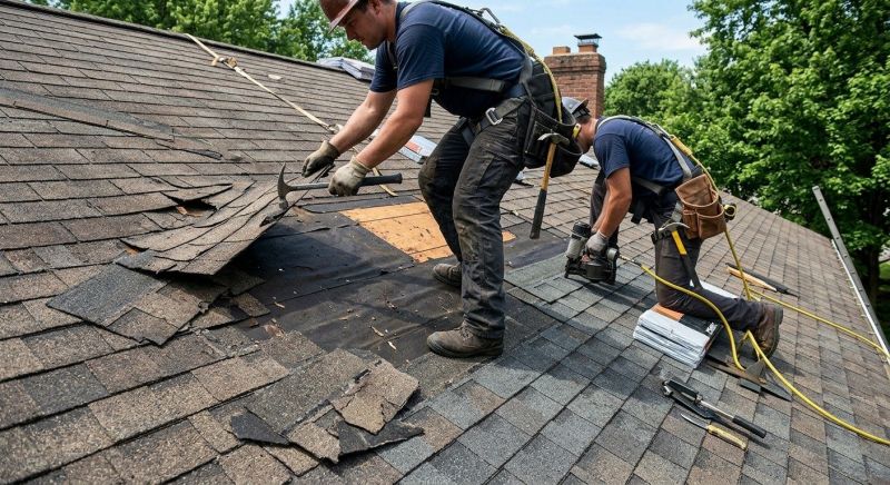 Damaged Roof Repair in Ranson, WV