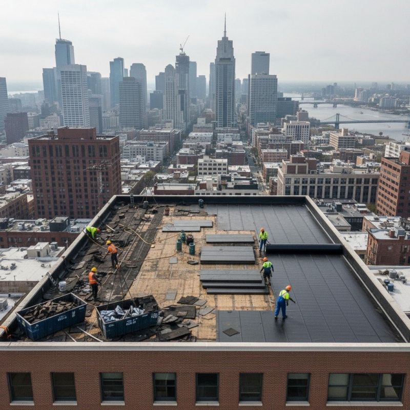 Flat Roof Replacement in Charles Town, WV