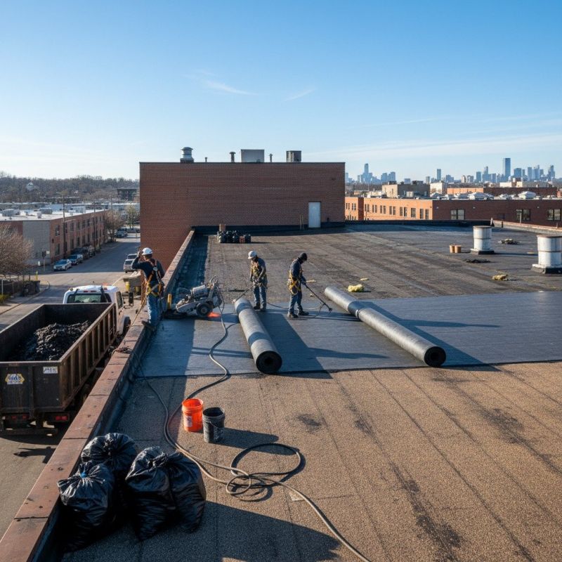 Flat Roof Replacement in Harpers Ferry, WV