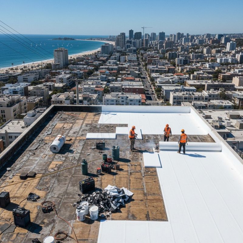 Flat Roof Replacement in Jefferson, MD