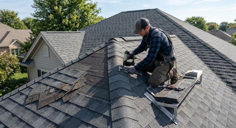 Hip Roof Shingle Repair in Lovettsville, VA