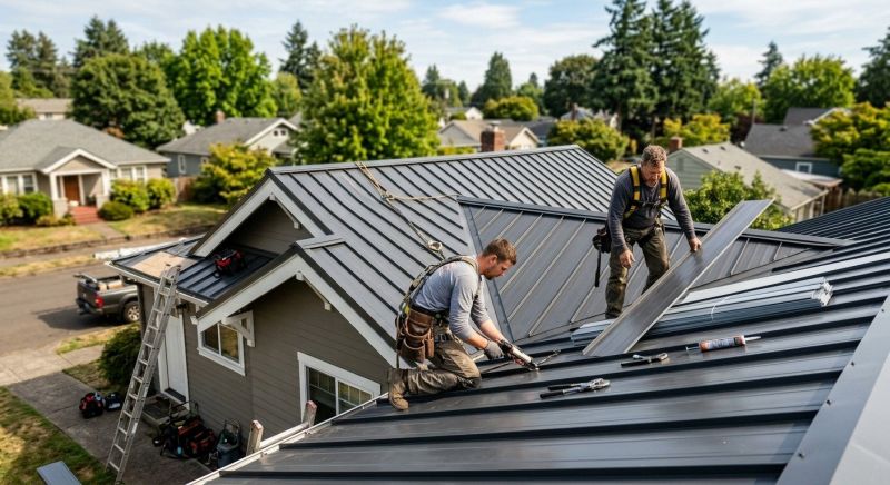 Metal Roof Repair in Bluemont, VA