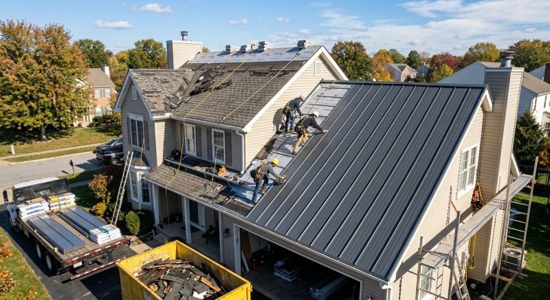 Metal Roof Replacement in Ashburn, VA