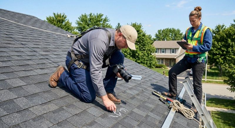 Roof Damage Inspection in Falling Waters, WV
