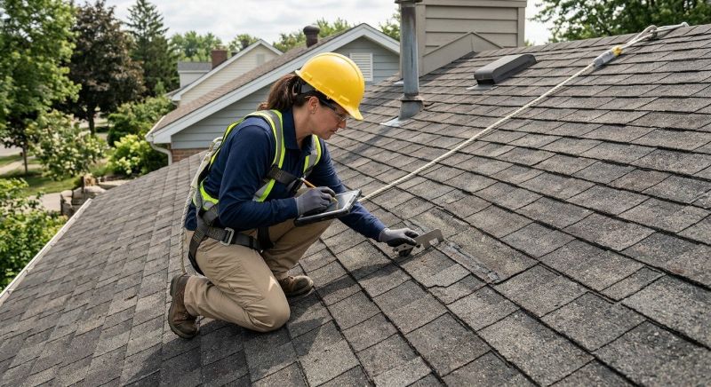 Roof Damage Inspection in Germantown, MD