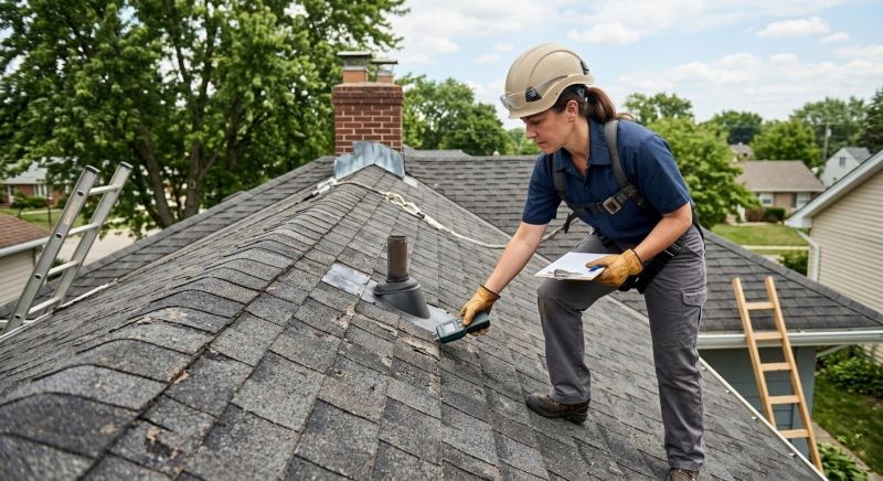 Roof Damage Inspection in Herndon, VA