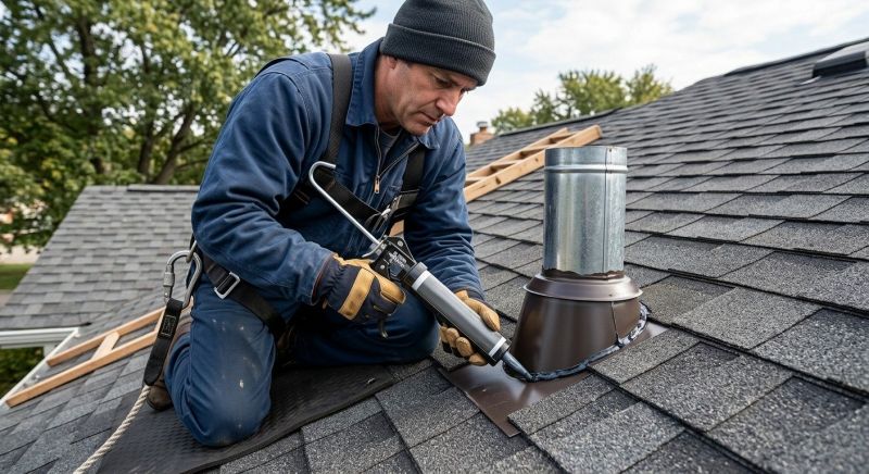 Roof Vent Flashing Repair in Lovettsville, VA