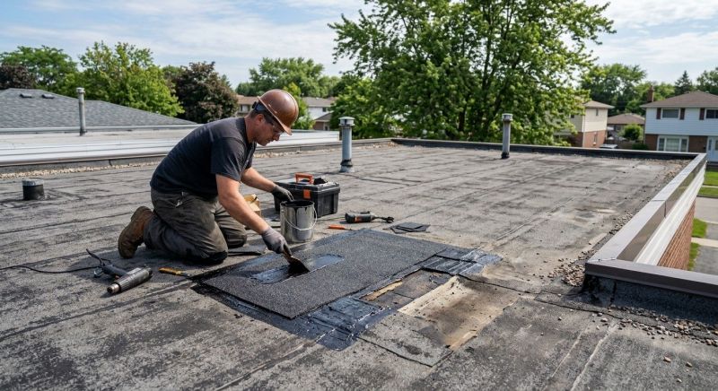 Rubber Roof Repair in Damascus, MD