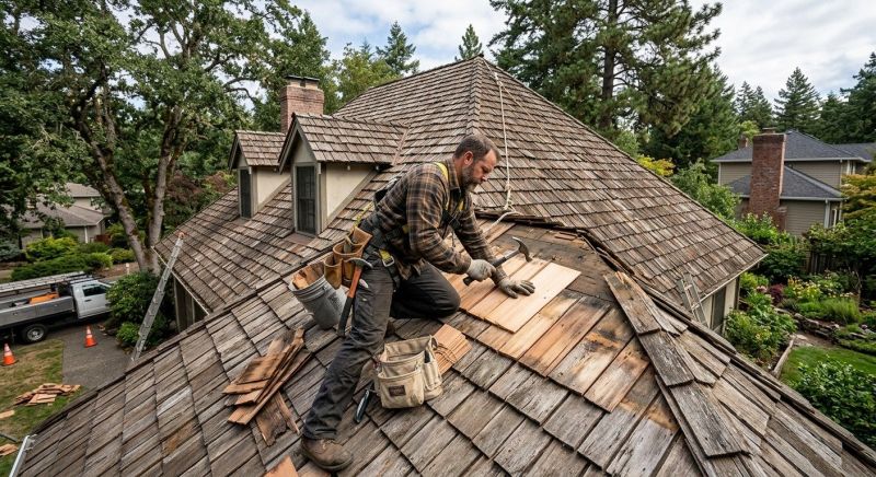Shake Shingle Repair in Hamilton, VA
