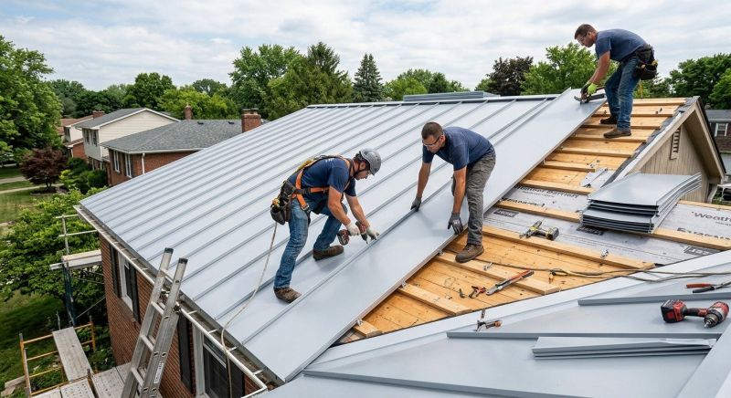 Sheet Roofing Installation in Bluemont, VA