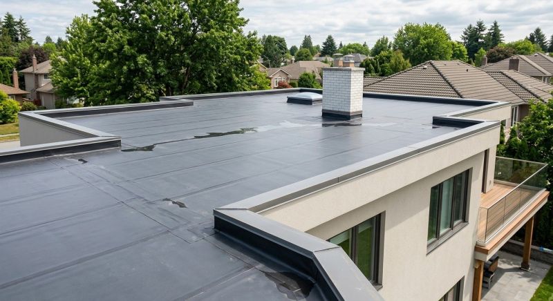 Single Ply Roof Installation in Round Hill, VA