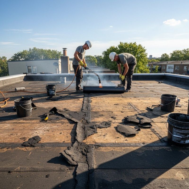 Single Ply Roof Repair in Sterling, VA