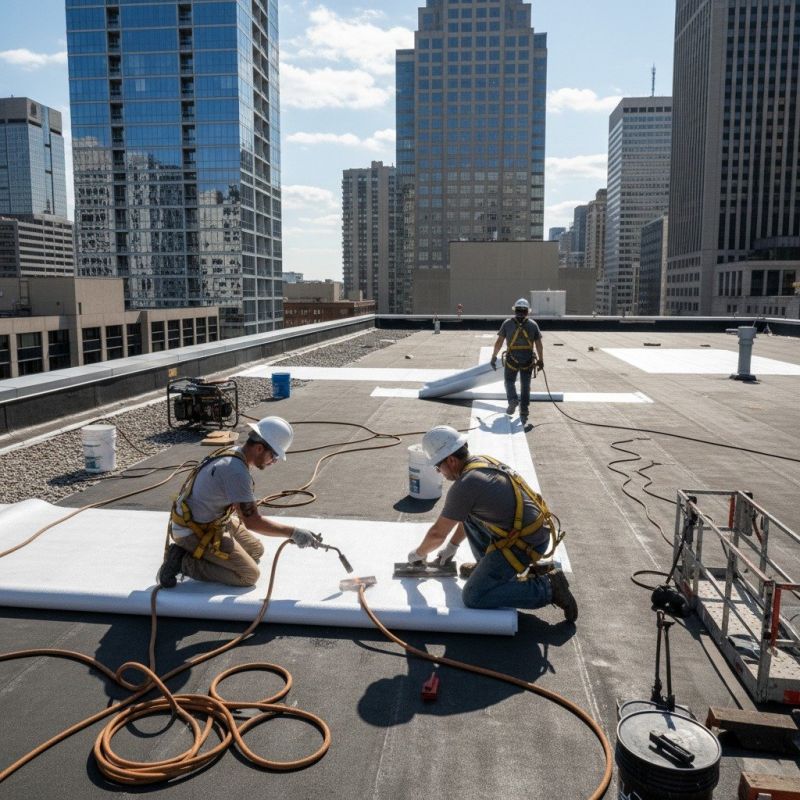 Single Ply Roof Repair in Upperville, VA