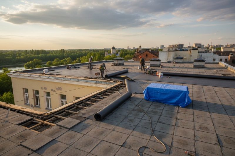 Single Ply Roof Replacement in Keedysville, MD