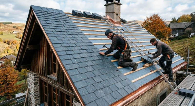 Slate Roof Construction in Williamsport, MD