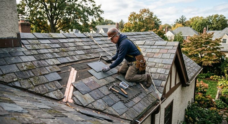 Slate Roof Repair in Ashburn, VA