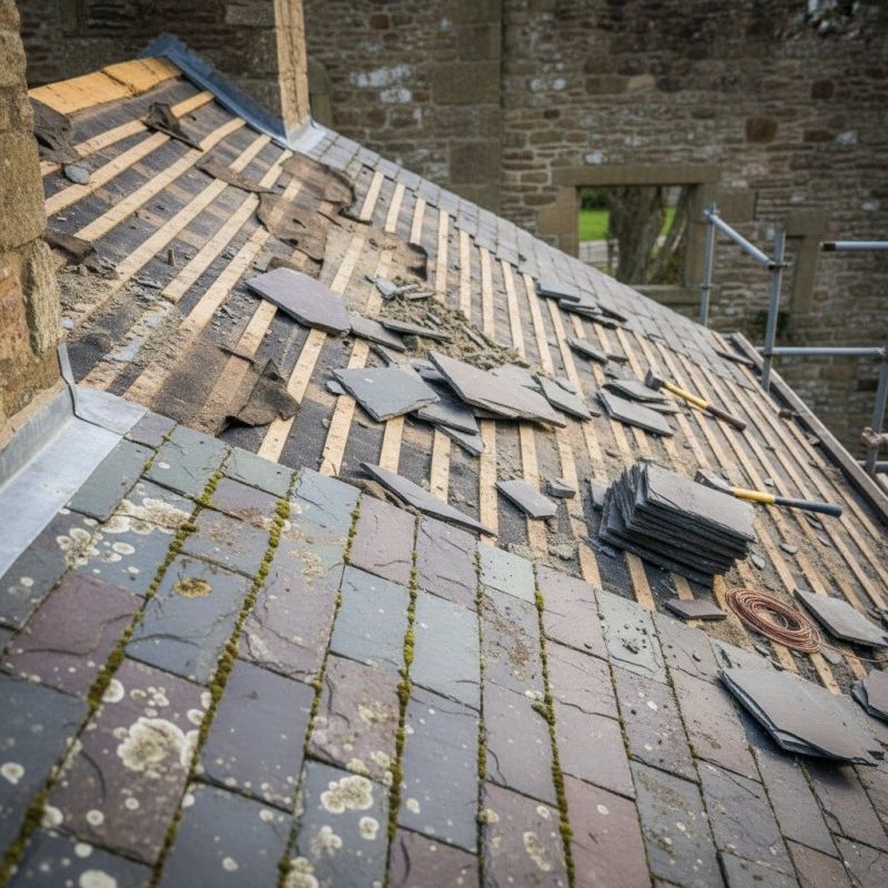 Slate Roof Replacement in Jefferson, MD