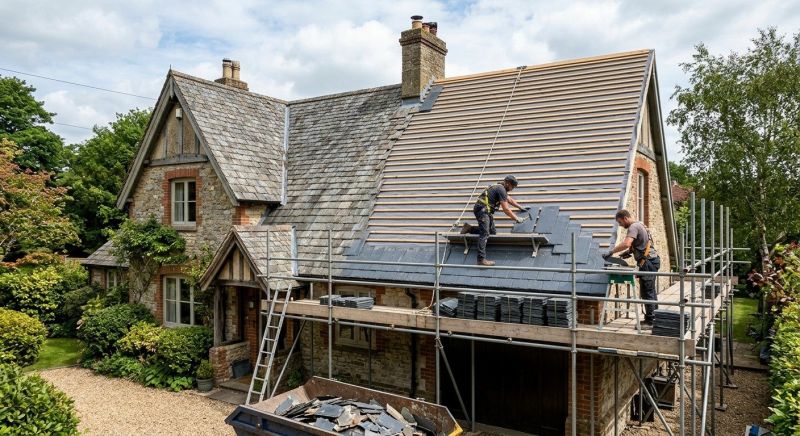 Slate Roof Replacement in Shepherdstown, WV