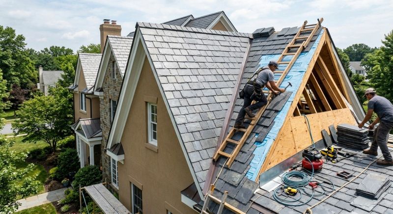 Slate Shingles Repair in Middleburg, VA