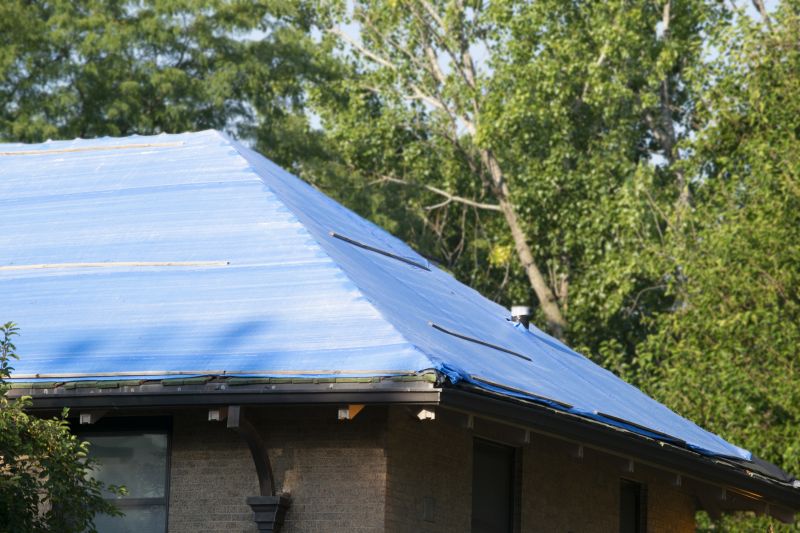 Storm Damage Roof Tarping in Lovettsville, VA