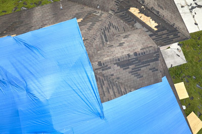 Storm Damage Roof Tarping in Lovettsville, VA