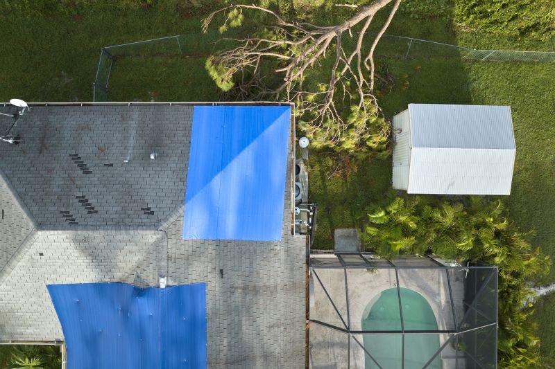 Storm Damage Roof Tarping in Lovettsville, VA