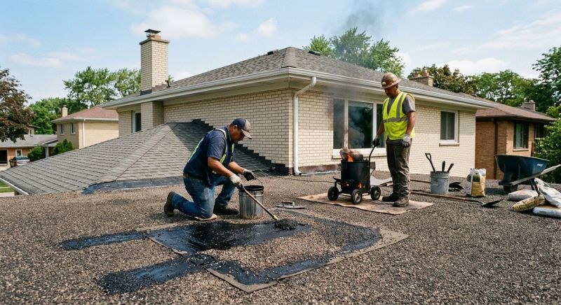 Tar And Gravel Roof Repair in Hamilton, VA