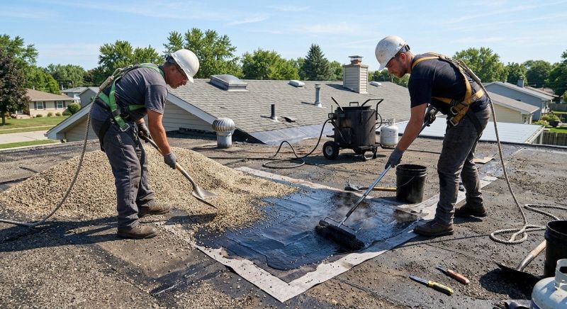 Tar And Gravel Roof Repair in Herndon, VA