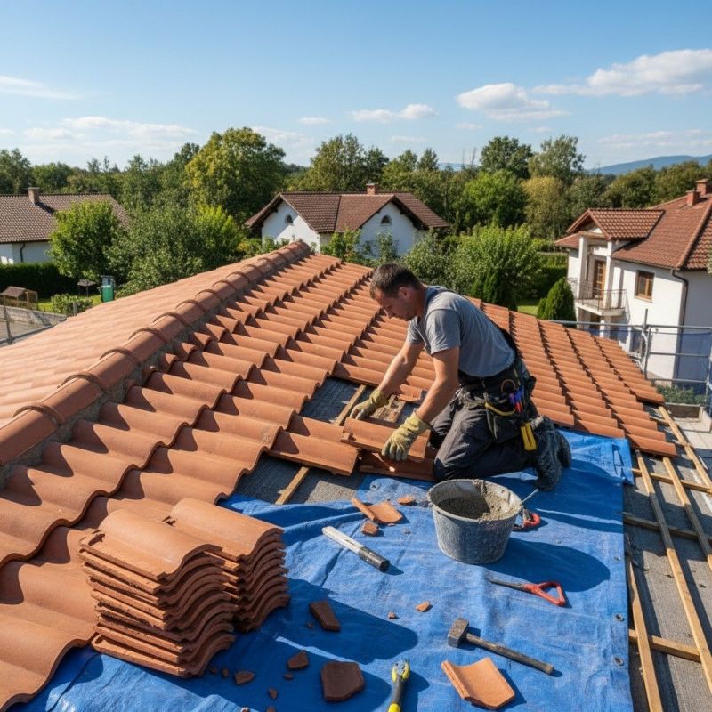 Tile Roof Repair in Bluemont, VA