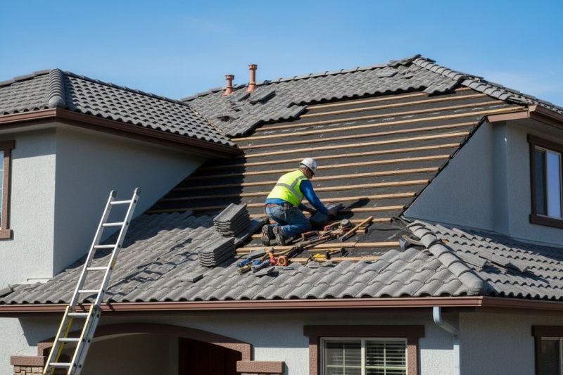Tile Roof Repair in Montgomery Village, MD