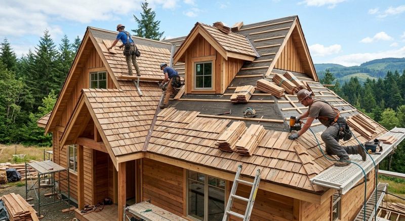 Wood Roofing Installation in Ashburn, VA