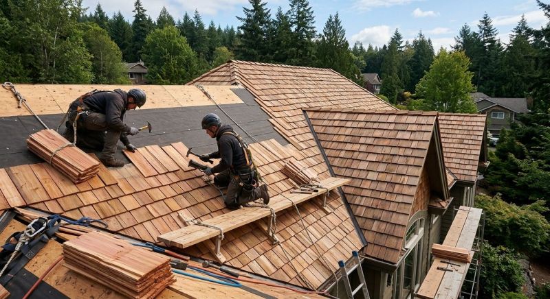 Wood Roofing Installation in Frederick, MD