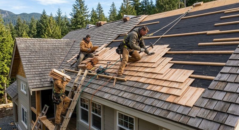 Wood Roofing Installation in Frederick, MD