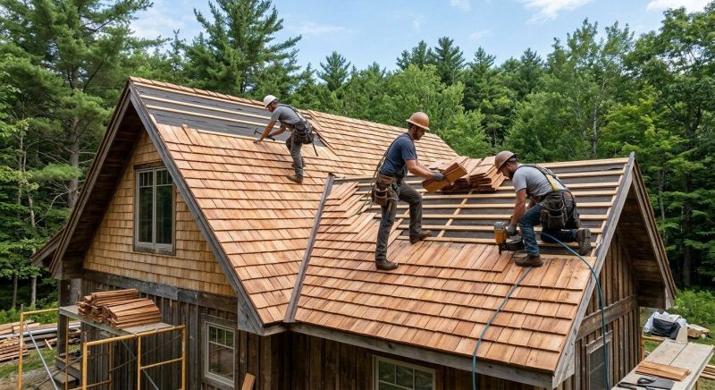 Wood Roofing Installation in Hamilton, VA