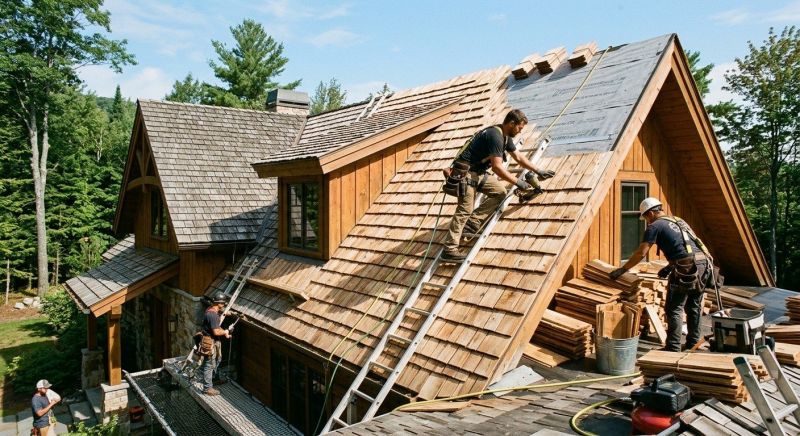 Wood Shake Roof Replacement in Aldie, VA