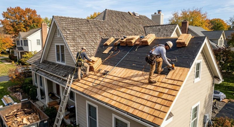 Wood Shake Roof Replacement in Loudoun County, VA