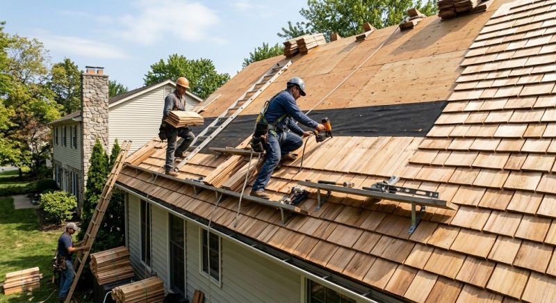 Shake Roof Replacement in Purcellville, VA